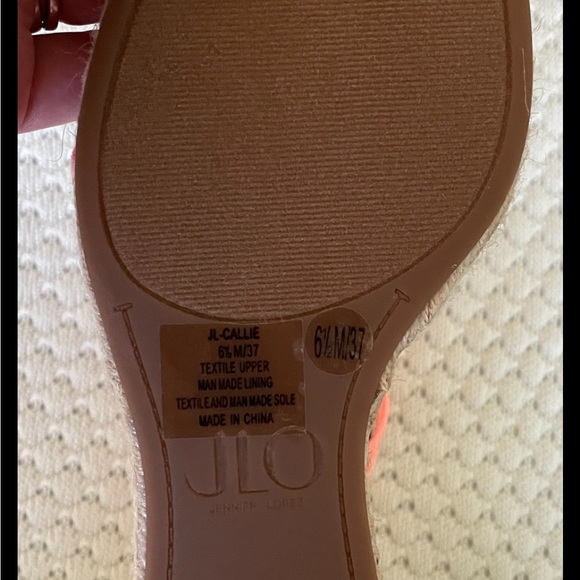 Jennifer Lopez JLO Callie espadrille wedge sandals - Picture 2 of 2